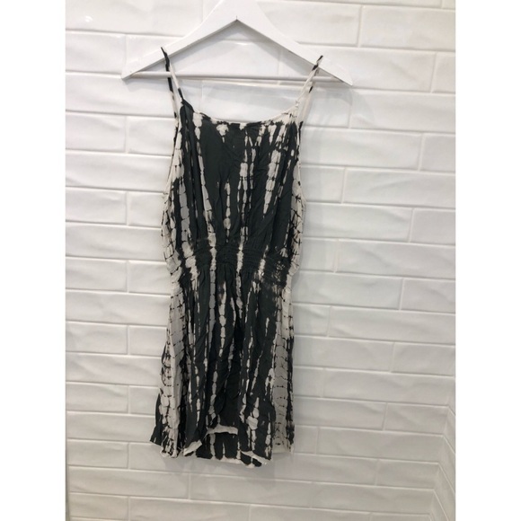 PROMESA TIE-DYE WOVEN MIDI W/DRAWSTRING DRESS - Picture 5 of 8